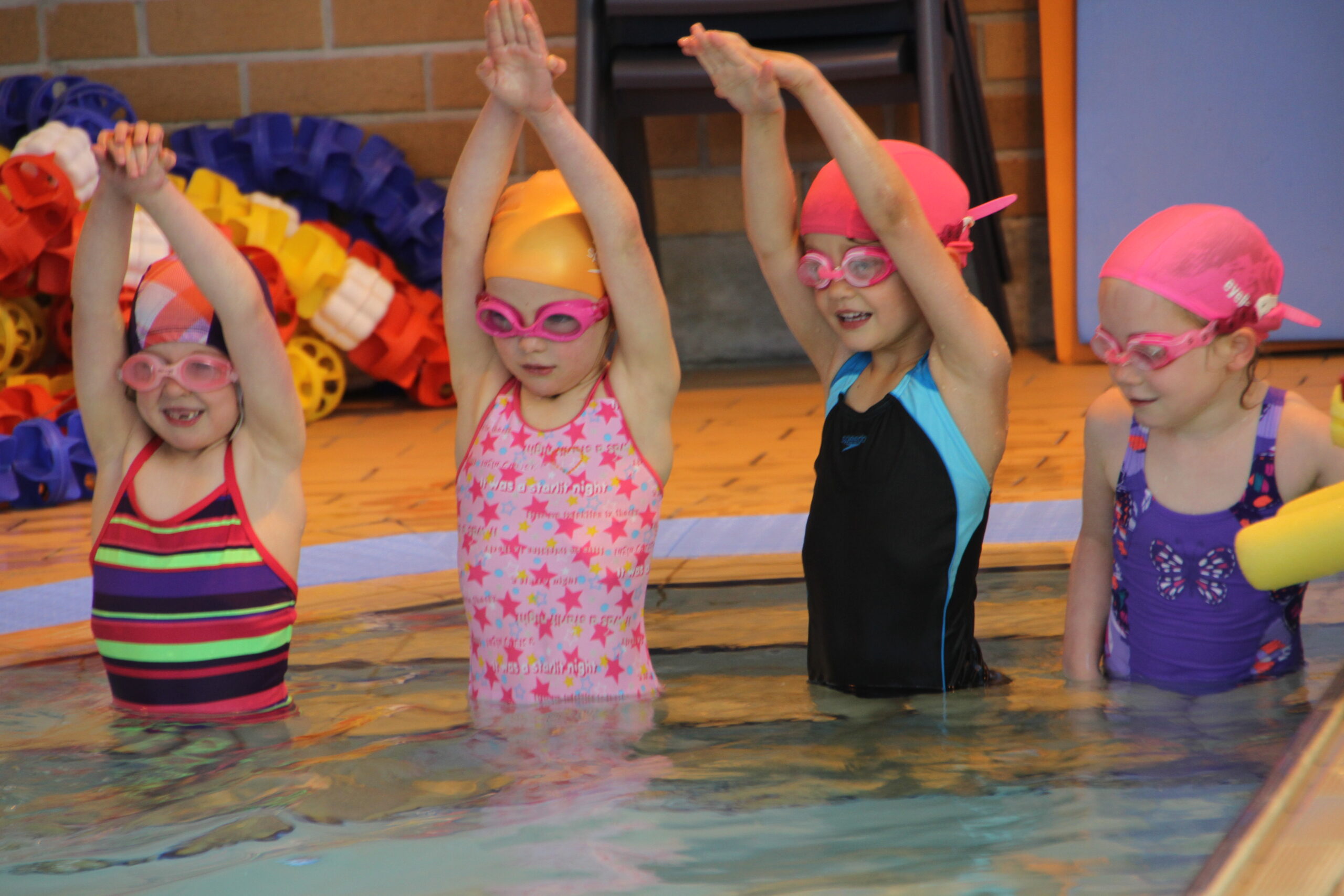 Students doing torpedoes